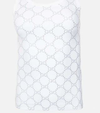 Tank Top with Logo Motif