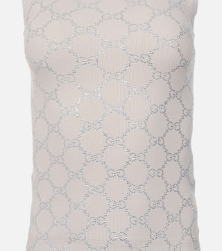 Tank Top with Logo Motif