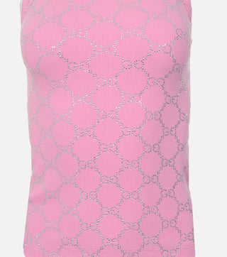 Tank Top with Logo Motif