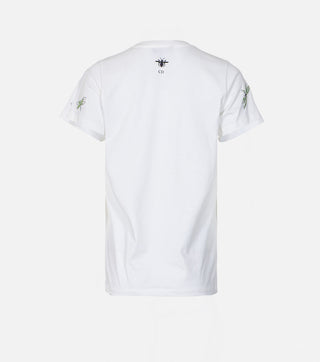 The back from Flowers cotton t-shirt - CALIENTE