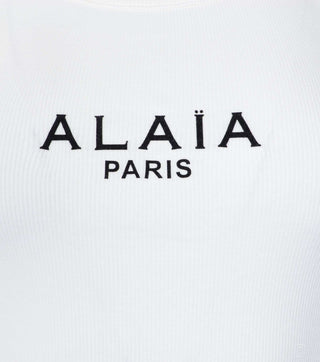 Logo of White ribbed top - CALIENTE