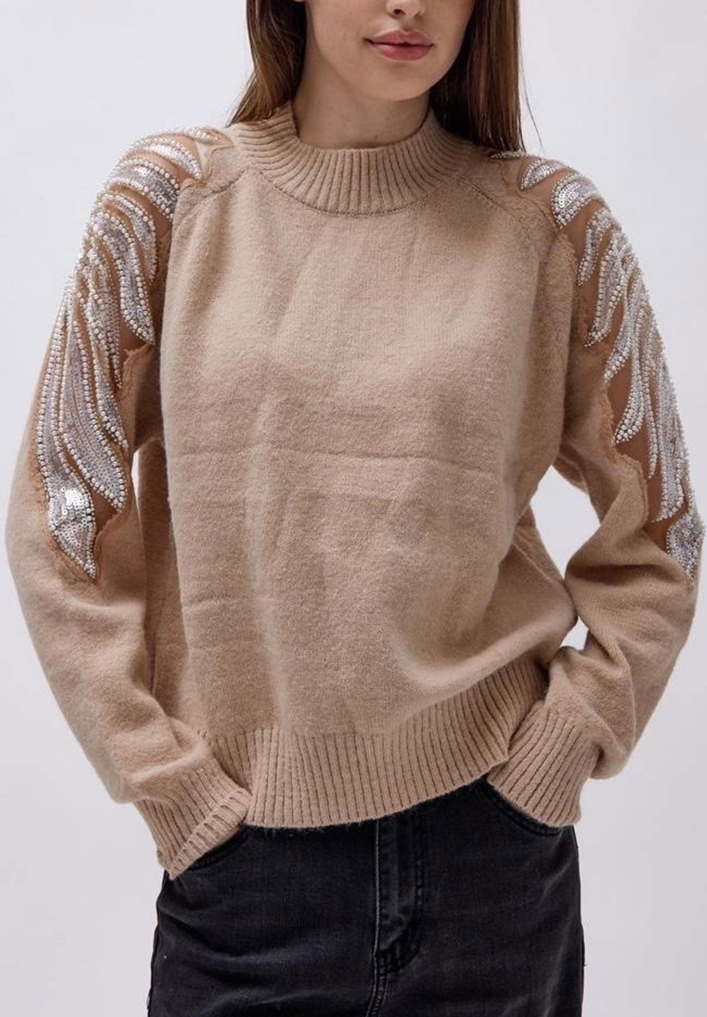 Дамски Пуловер + 2 цвята