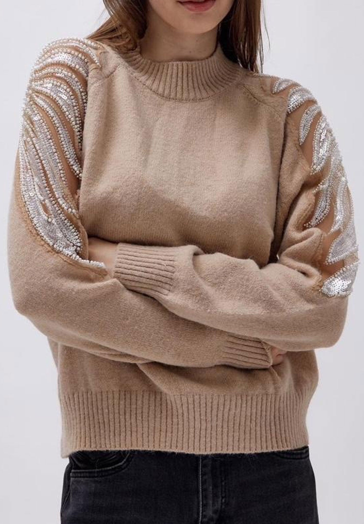 Дамски Пуловер + 2 цвята