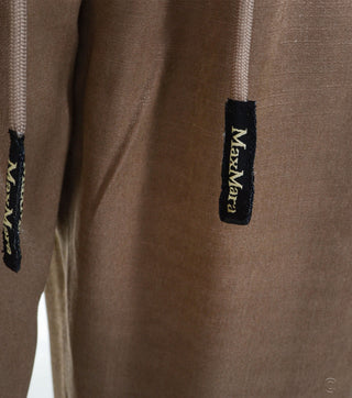 String Detail of Beige Satin Set - Caliente Fashion