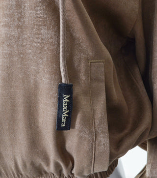 Detail of string of Beige Satin Set - Caliente Fashion