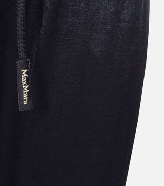 String detail of Black Satin Set - Caliente