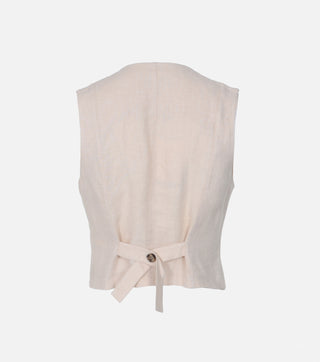 Linen vest