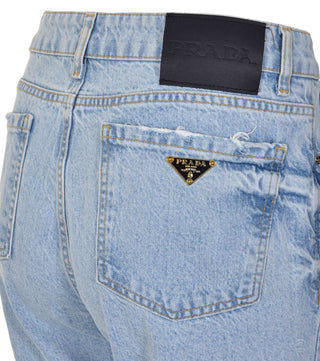 High-waist jeans