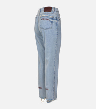 High-waist jeans