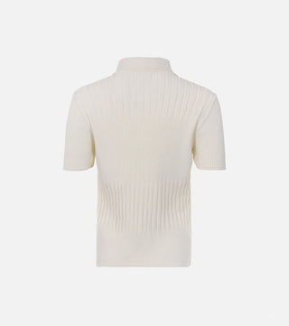 Back of cream polo blouse - CALIENTE