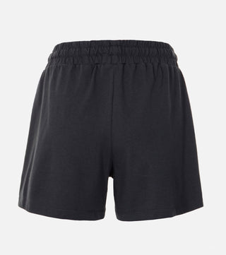 The back of Anthracite cotton shorts with logo - CALIENTE