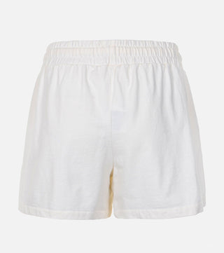 The back of Cream cotton bermuda shorts - CALIENTE