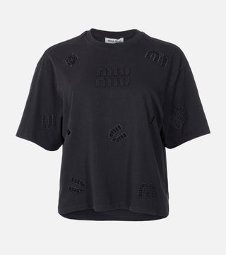 Embroidered Cotton T-shirt