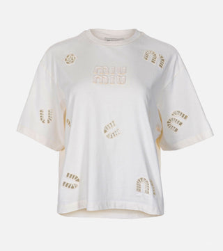 Embroidered Cotton T-shirt