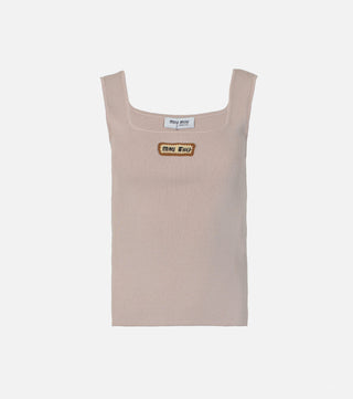 Beige knitted top - CALIENTE