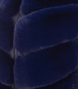 Faux fur vest